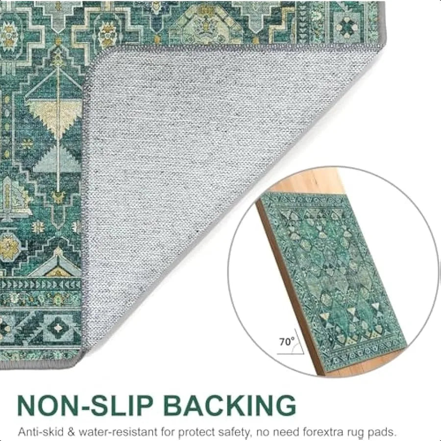 Hallway Vintage Distressed Runner Rug 2x5