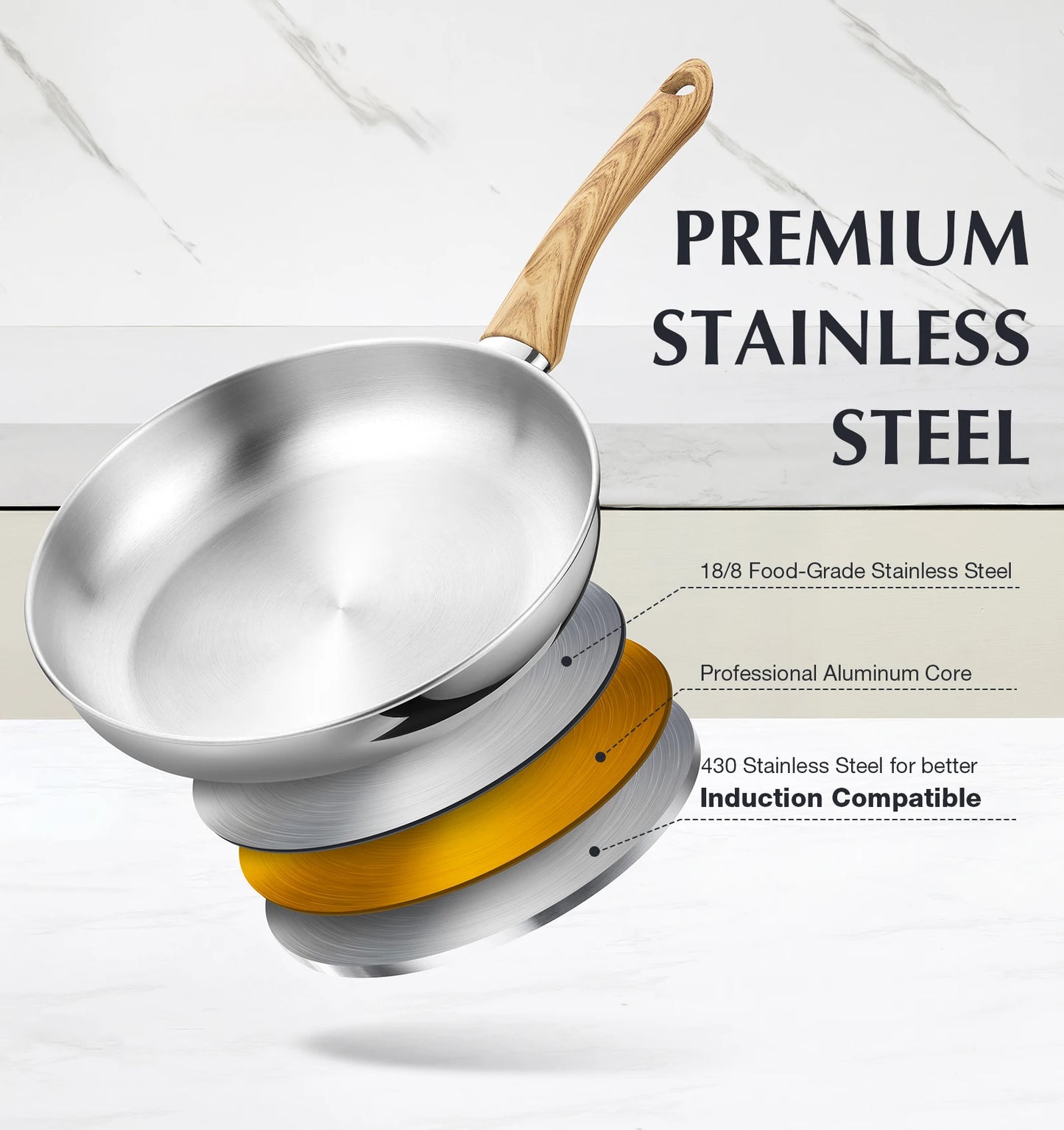 KOCH SYSTEME CS Stainless Steel Pan