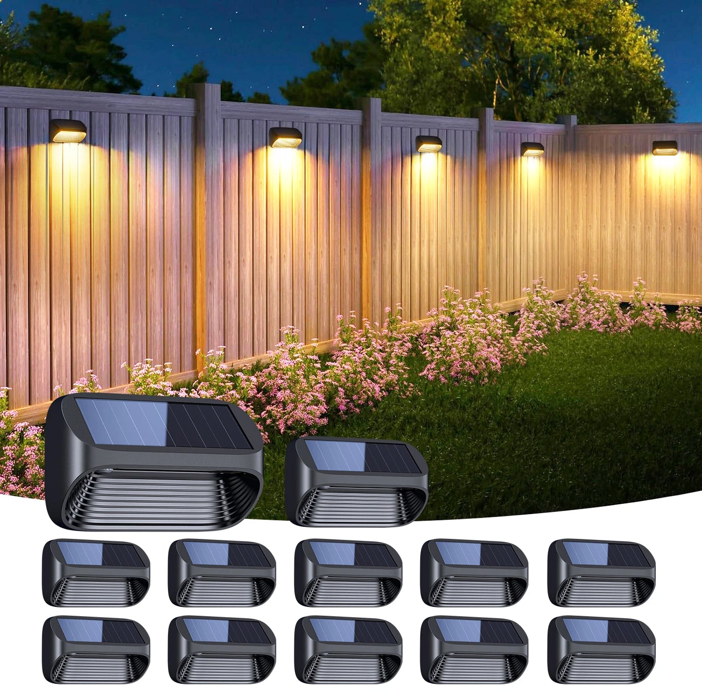 Solar Fence Lights