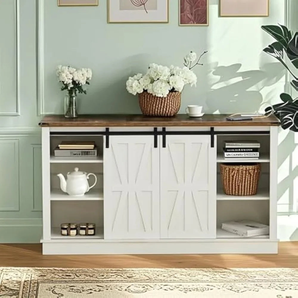 rustic wood 65-inch farmhouse tv stand