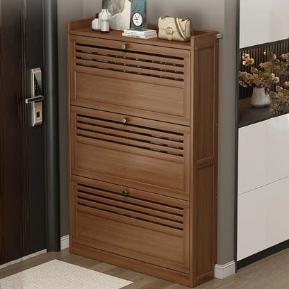 Wooden Shoe Racks Storage