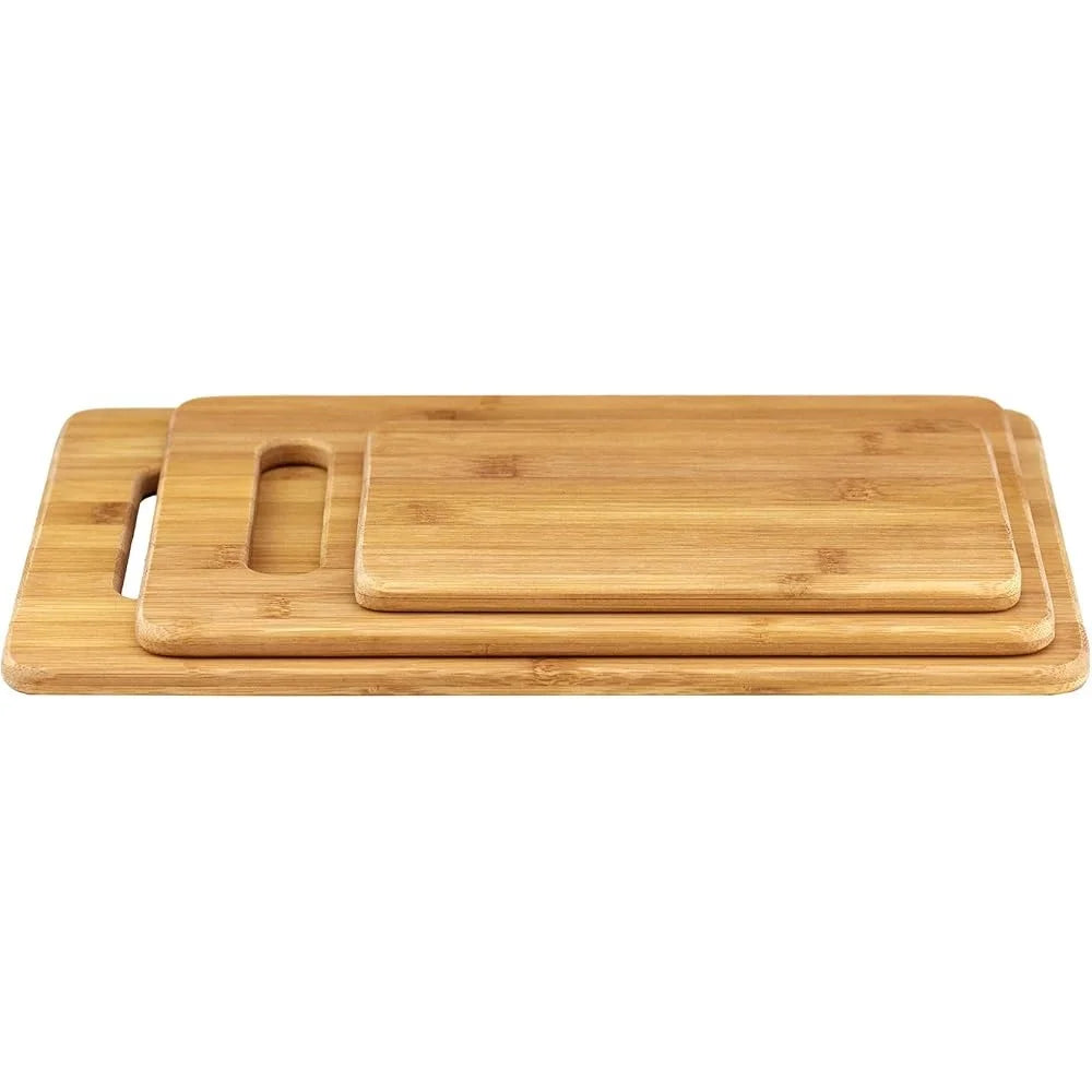 3-Piece Bamboo Cutting Board Set