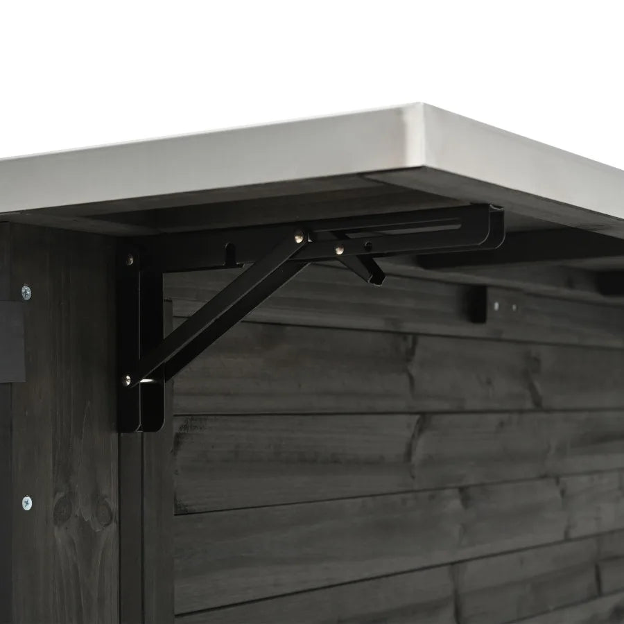 Outdoor Kitchen Island Fir Wood