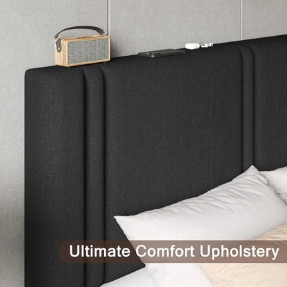 Upholstered Queen Size Bed Frame