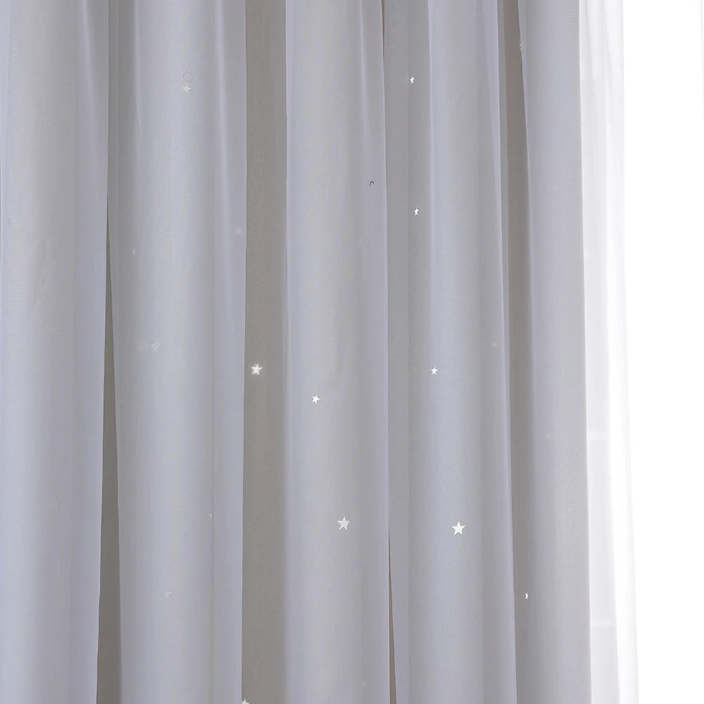 Hollow Out Star Curtain