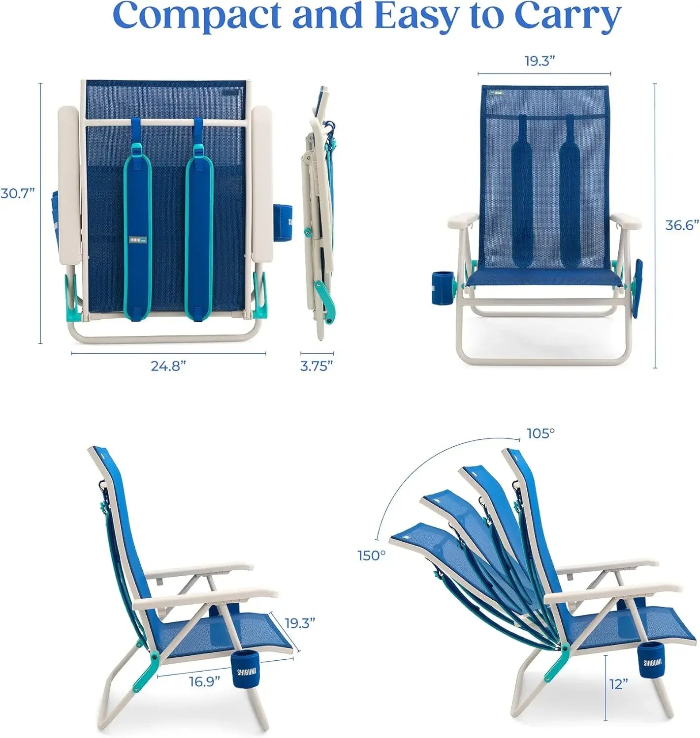 Chairs Set of 2. Anti-Rust Marine Grade Frame.
