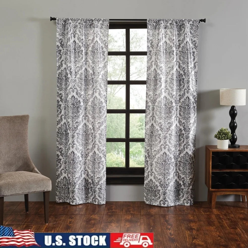 2-Piece Light Filtering Curtains