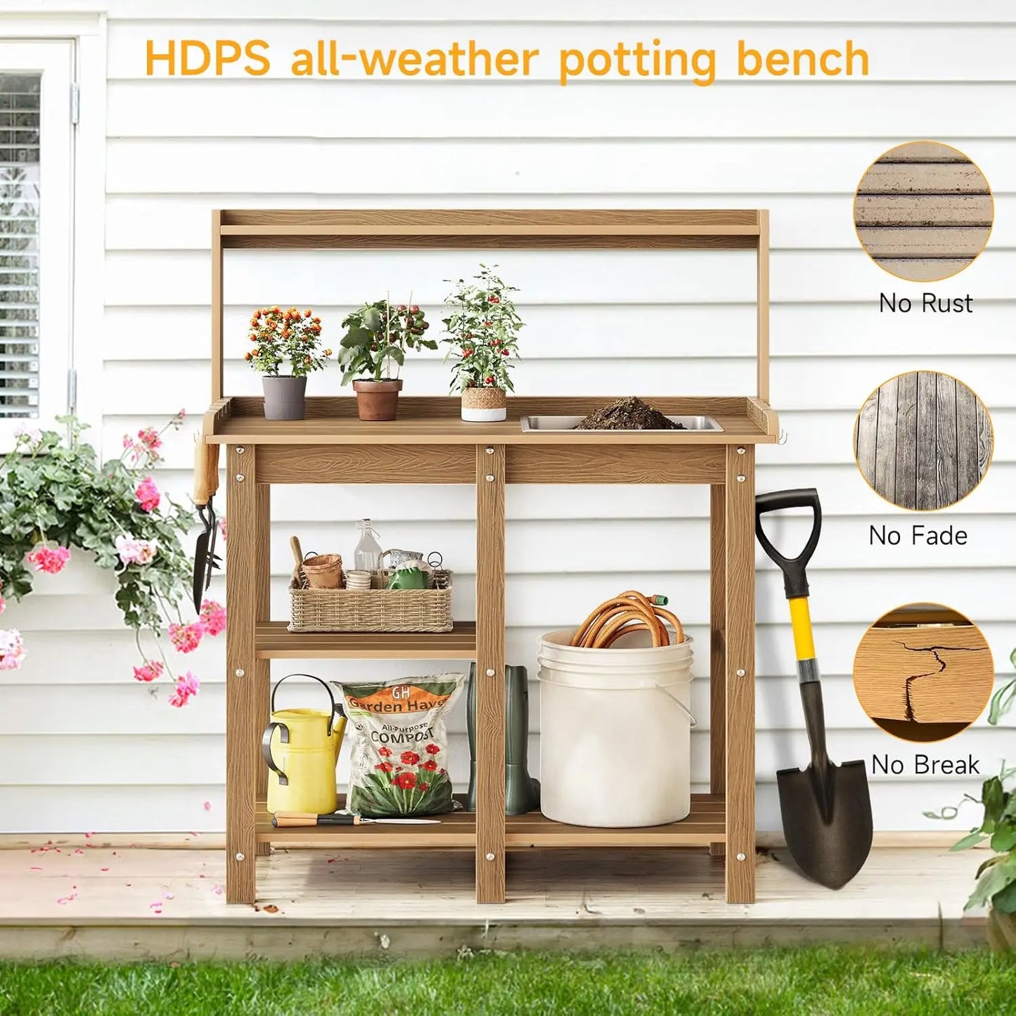 Potting Bench Table