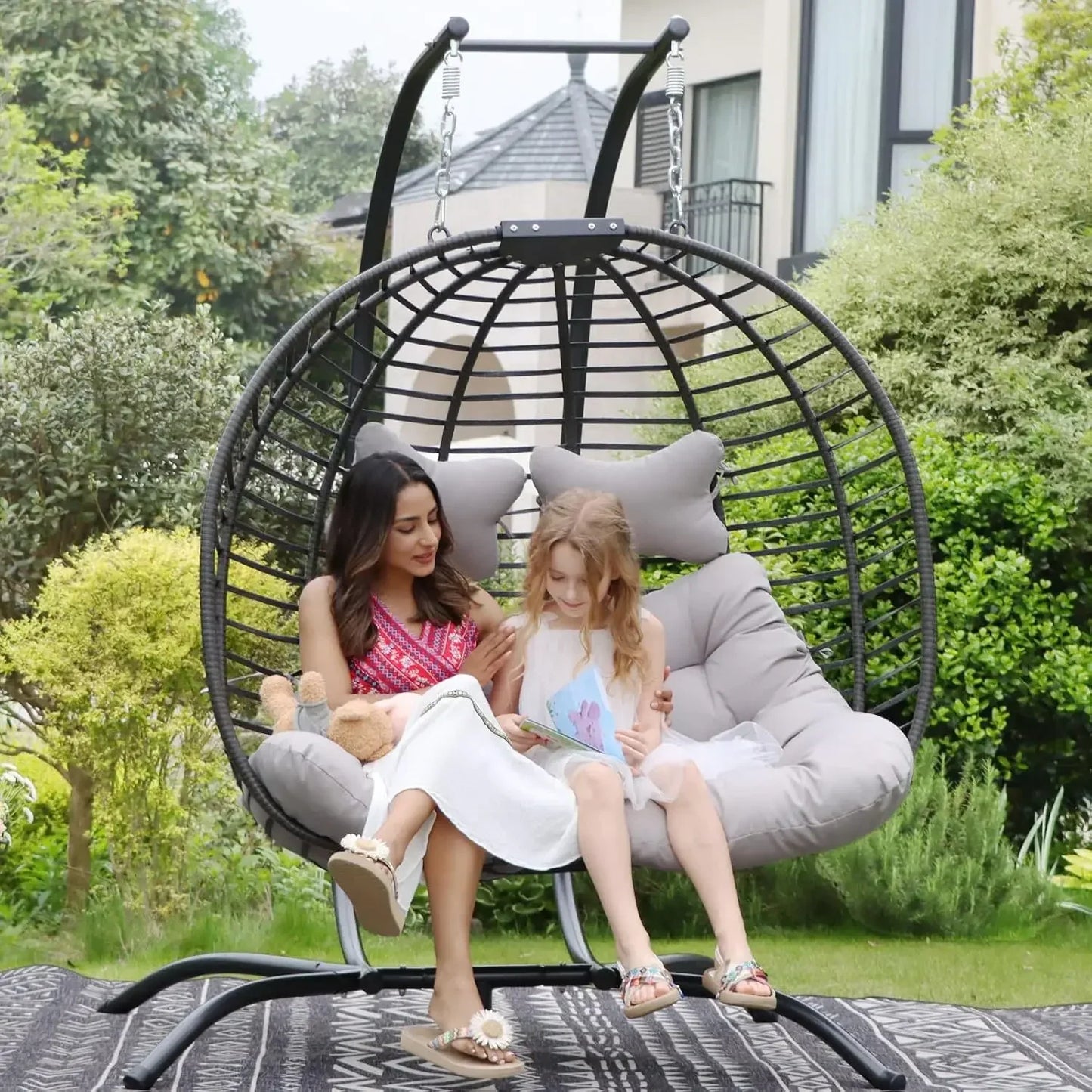 2 Person Double Egg Chair