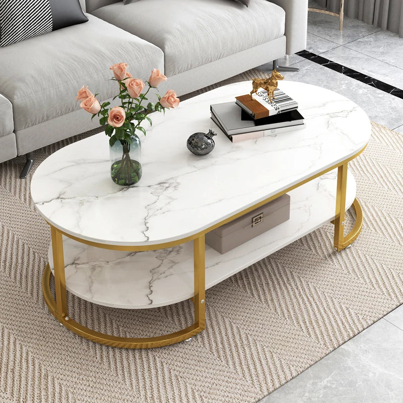 Oval Modern Coffee Table