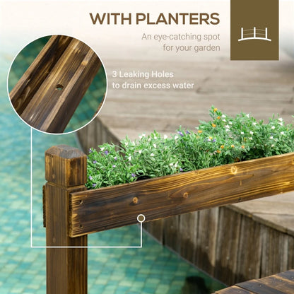 Wooden Garden Bridge