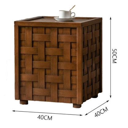 Wooden Coffee Table Wood Decoration Side Tables Modern Storage Table Multifunctional Luxury Square Tables Living Room Furniture