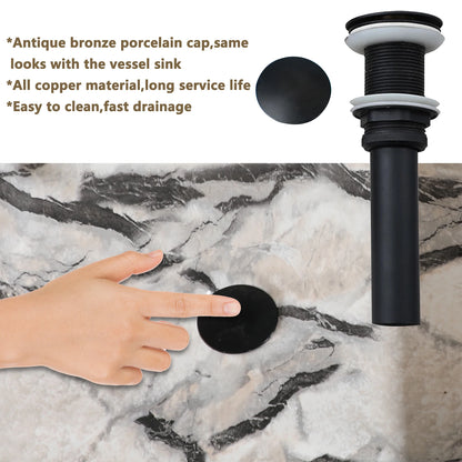 KEMAIDI Bathroom Vessel Sink