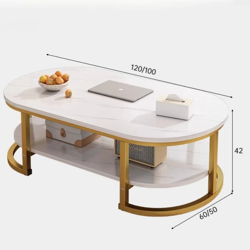 Oval Modern Coffee Table