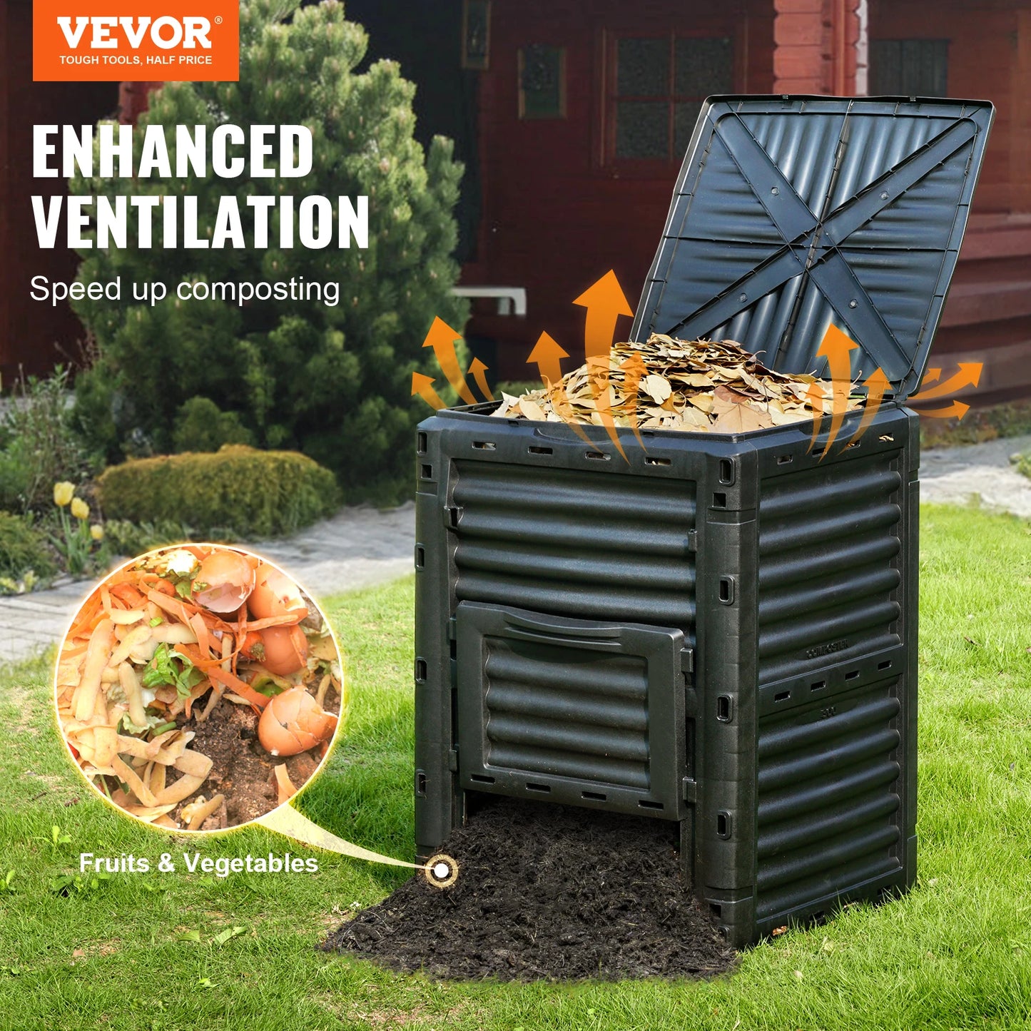 SucceBuy Garden Compost Bin