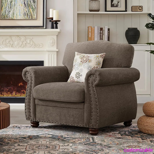 Nailhead Trim Armchair