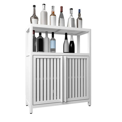 Large Capacity Bamboo Storage Cabinet