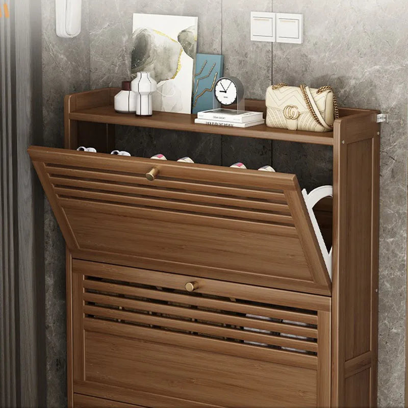 Wooden Shoe Racks Storage