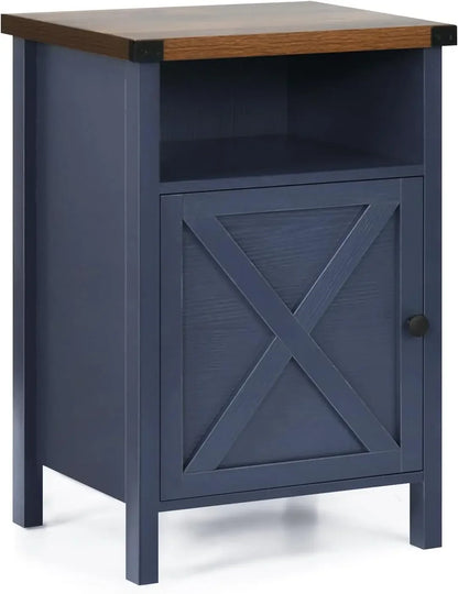 Nightstand Set with Barn Door