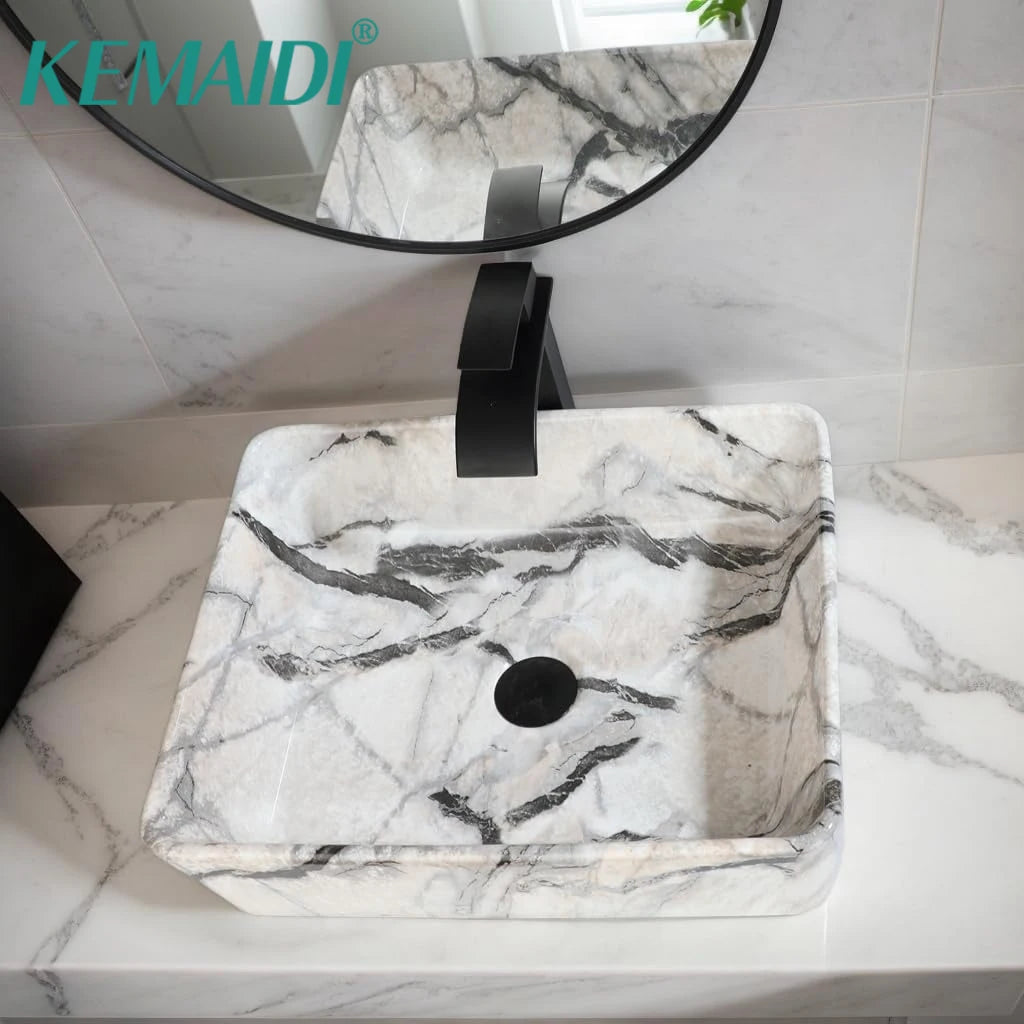 KEMAIDI Bathroom Vessel Sink