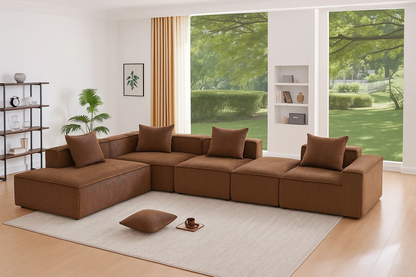 Sectional boneless Couch