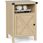 Nightstand Set with Barn Door