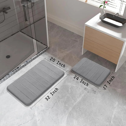 Luxury Memory Foam Bath Mats