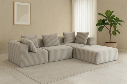 Sectional boneless Couch
