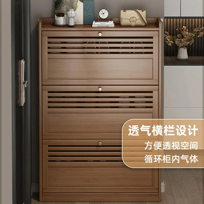 Wooden Shoe Racks Storage