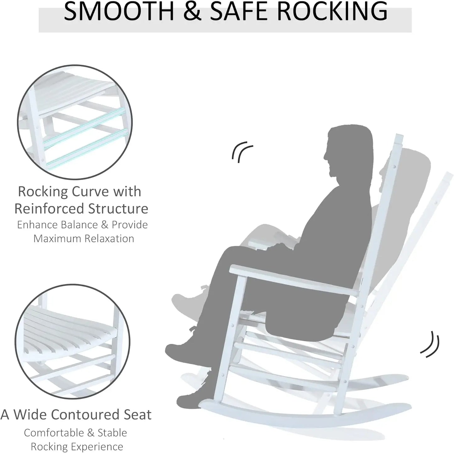 Outdoor Rocking Chair.