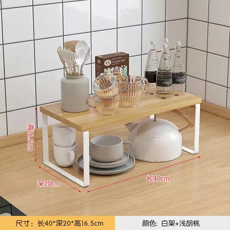 Kitchen Desktop Shelf