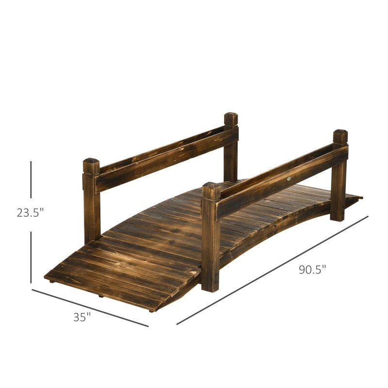 Wooden Garden Bridge