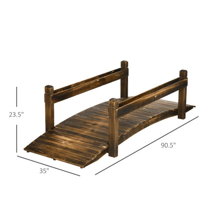 Wooden Garden Bridge
