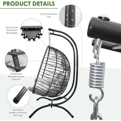 2 Person Double Egg Chair