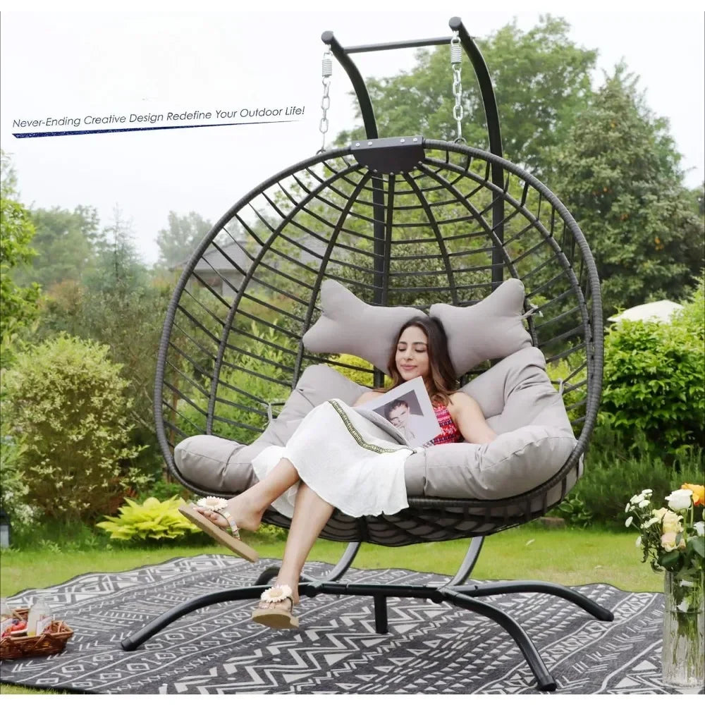 2 Person Double Egg Chair