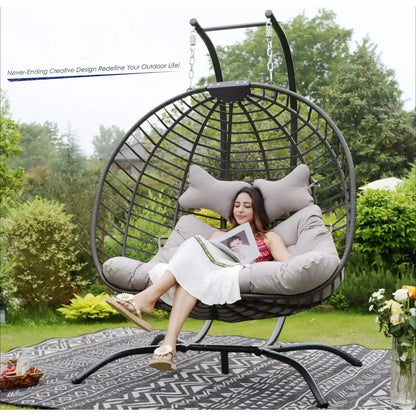 2 Person Double Egg Chair