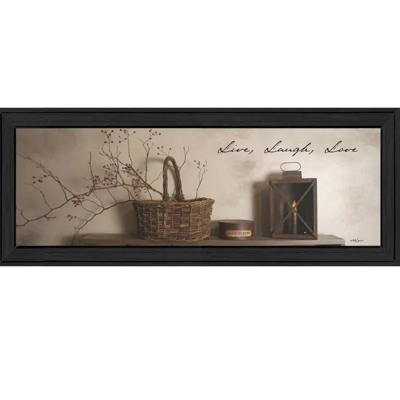Live Laugh Love Framed Wall Art