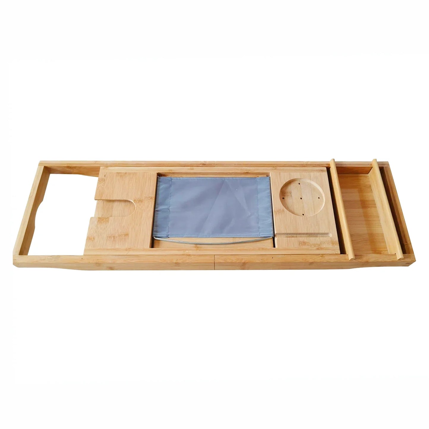 Retractable Bamboo Bathtub Board Shelf