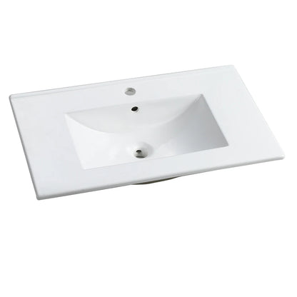 30" Bathroom Vanity Ceramic Top