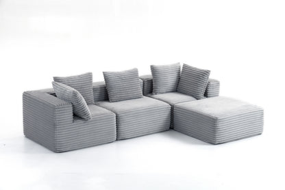 Sectional boneless Couch