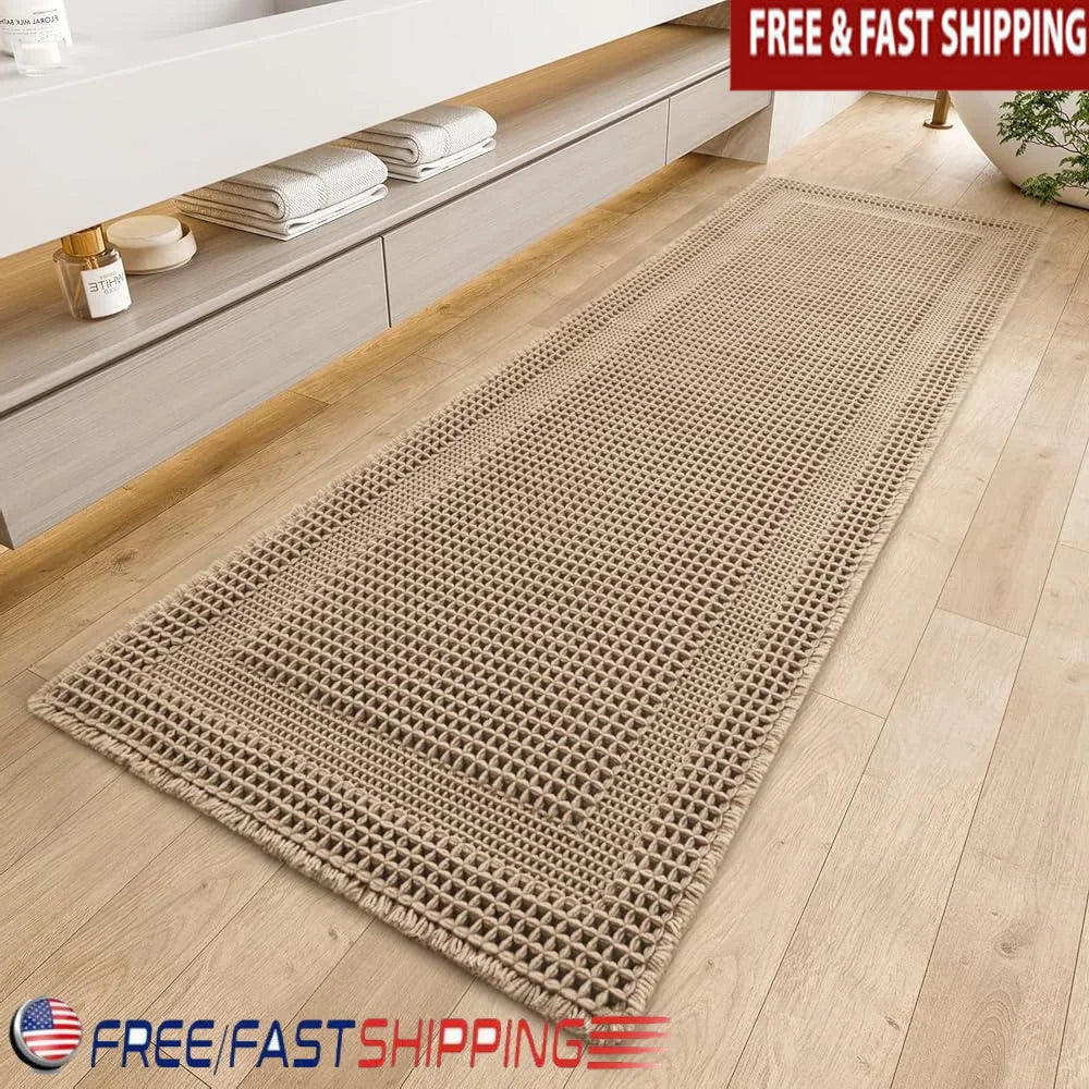 Absorbent Waffle Bath Mat