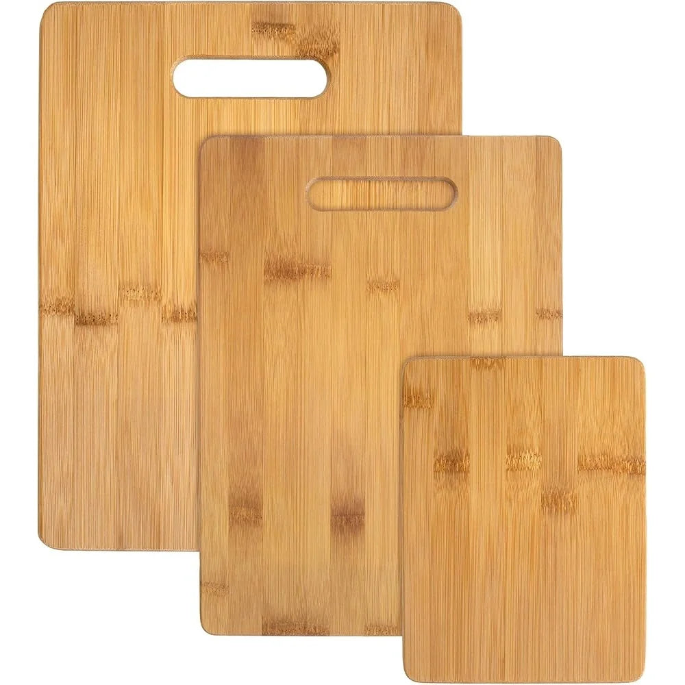 3-Piece Bamboo Cutting Board Set