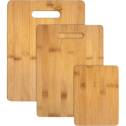 3-Piece Bamboo Cutting Board Set