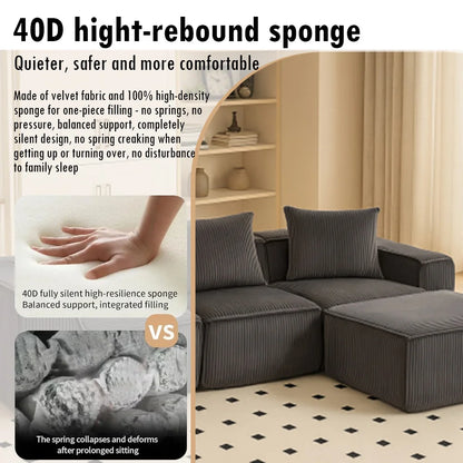 Sectional boneless Couch