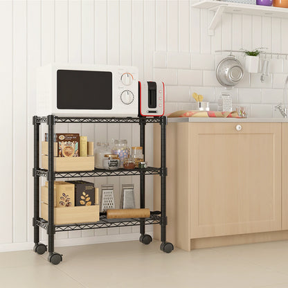 3-Layer Plastic Coated Iron Shelf