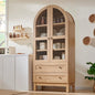 71" Tall Arched Kitchen Pantry