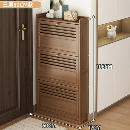 Wooden Shoe Racks Storage