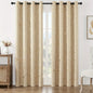 2Pcs Golden Wave &Circle Drapes
