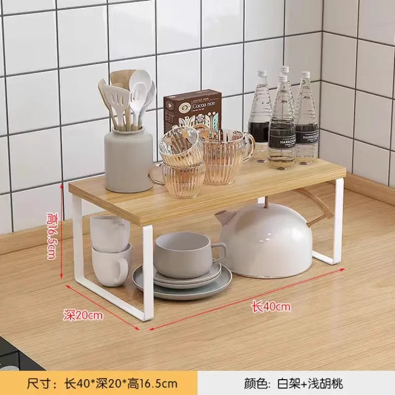 Kitchen Desktop Shelf