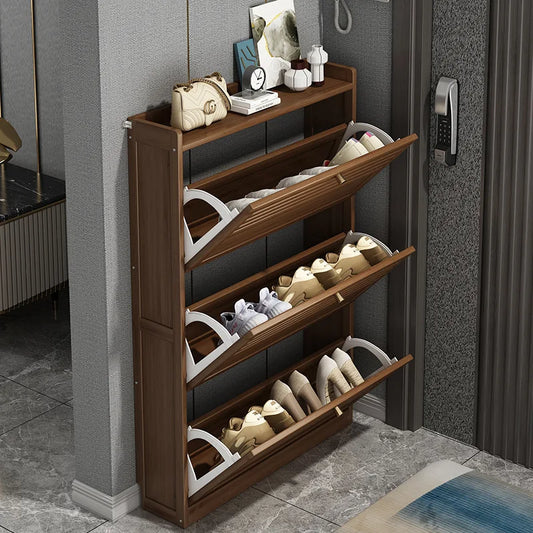 Wooden Shoe Racks Storage